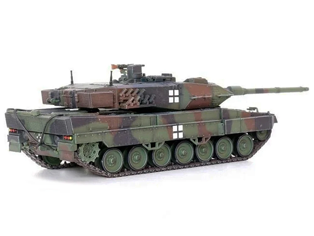 Leopard 2A6 Main Battle Tank Green Camouflage "Ukrainian Army" "Armor Premium" Series 1/72 Diecast Model By Panzerkampf - Image 3