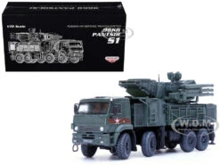 Pantsir S1 96K6 Self-Propelled Air Defense Weapon System "Victory Day Parade" Russian Army "Armor Premium" Series 1/72 Diecast Model By Panzerkampf