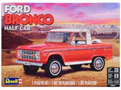 Level 5 Model Kit Ford Bronco Half Cab 1/25 Scale Model By Revell