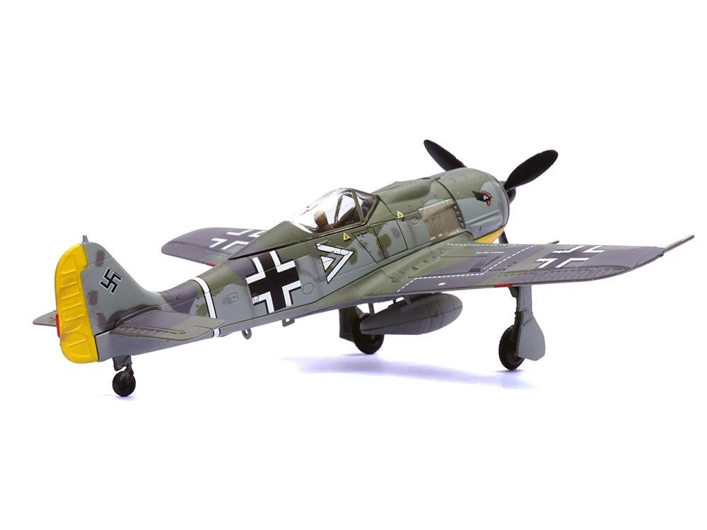 Focke-Wulf Fw 190A Aircraft "108-Victory Ace Hauptmann Hans 'Assi' Hahn, Gruppenkommandeur, III./JG 2 Richthofen, France" (1942) German Luftwaffe 1/72 Diecast Model Airplane By Legion - Image 5