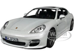 2009 Porsche Panamera Turbo Silver Metallic 1/18 Diecast Model Car By Norev