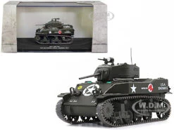 M5A1 Light Tank #16 "Destruction" "U.S.A. 37th Tank Battalion France, September 1944" 1/43 Diecast Model By AFVs Of WWII