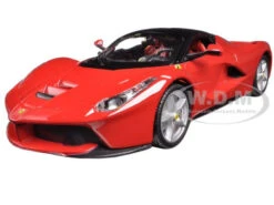 Ferrari LaFerrari F70 Red With Black Top 1/24 Diecast Model Car By Bburago