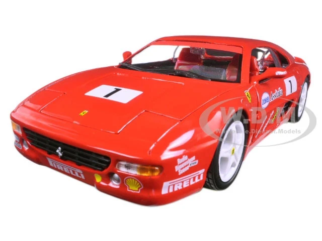 Ferrari F355 Challenge #1 Red 1/24 Diecast Model Car By Bburago