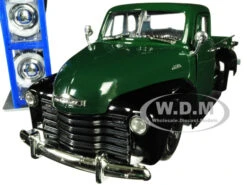 1953 Chevrolet 3100 Pickup Truck Green With Extra Wheels "Just Trucks" Series 1/24 Diecast Model Car By Jada