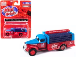 1941-1946 Chevrolet Delivery Bottle Truck "O-So Grape" 1/87 (HO) Scale Model By Classic Metal Works