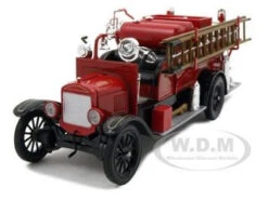 1926 Ford Model T Fire Engine Red And Black 1/32 Diecast Model By Signature Models