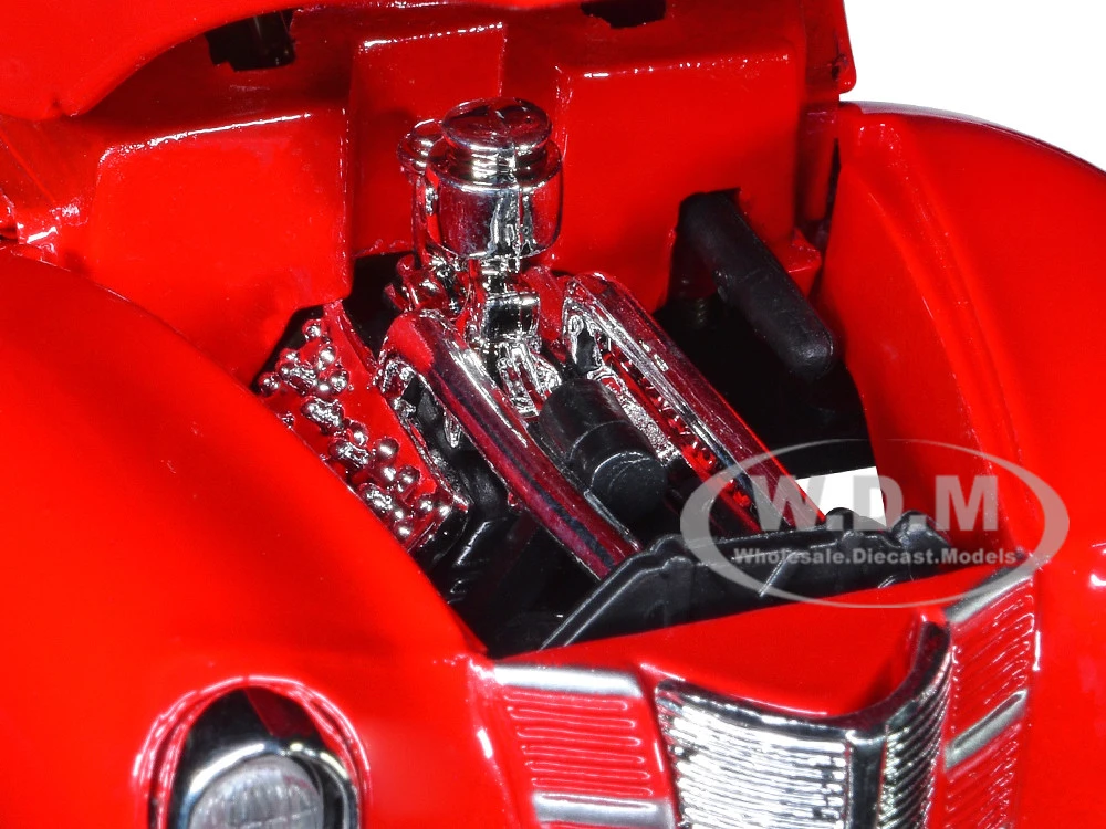 1940 Ford Sedan Cargo Van Red "Pause... Go Refreshed Coca-Cola" With Vending Machine Accessory 1/24 Diecast Model Car By Motor City Classics - Image 5