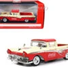 1957 Ford Ranchero "Coca-Cola" Red And Cream 1/43 Diecast Model Car By Motor City Classics