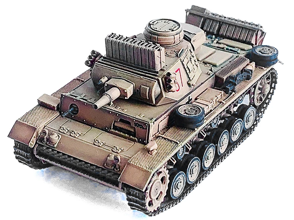Germany Pz.Kpfw.III Ausf.N DAK Tank #07 "s.Pz.Abt.501, Tunisia" (1942/43) "NEO Dragon Armor" Series 1/72 Plastic Model By Dragon Models - Image 2