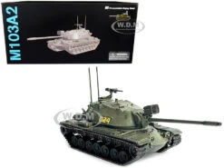 United States M103A2 Heavy Tank D24 Olive Drab "NEO Dragon Armor" Series 1/72 Plastic Model By Dragon Models