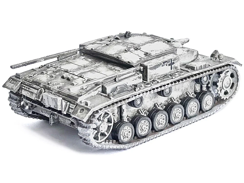 Germany StuG. III Ausf.E Tank Winter Camouflage "StuG.Abt. 202, Russia" (1942) "NEO Dragon Armor" Series 1/72 Plastic Model By Dragon Models - Image 4