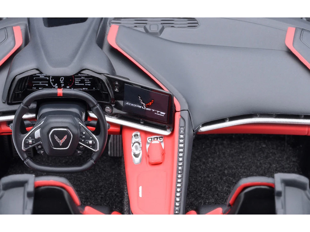 2020 Chevrolet Corvette C8 Stingray Black 1/18 Model Car By Autoart - Image 8