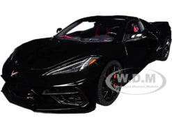 2020 Chevrolet Corvette C8 Stingray Black 1/18 Model Car By Autoart