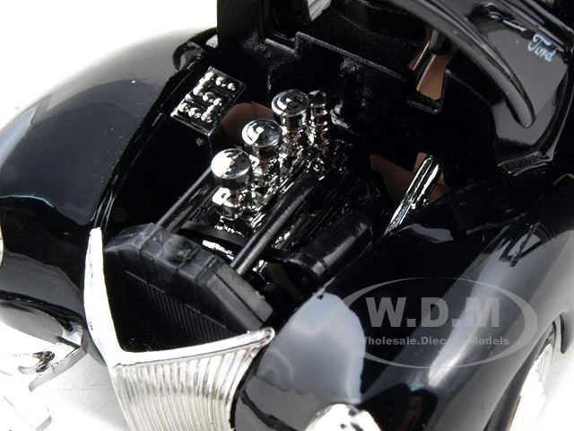 1940 Ford Pickup Truck Black 1/24 Diecast Model Car By Motormax - Image 5