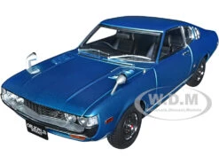 1973 Toyota Celica Liftback 2000GT (RA25) RHD (Right Hand Drive) Turquoise Blue Metallic 1/18 Model Car By Autoart
