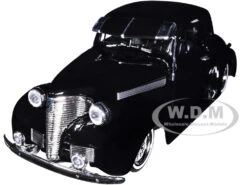 1939 Chevrolet Coupe Lowrider Black "Get Low" Series 1/24 Diecast Model Car By Motormax