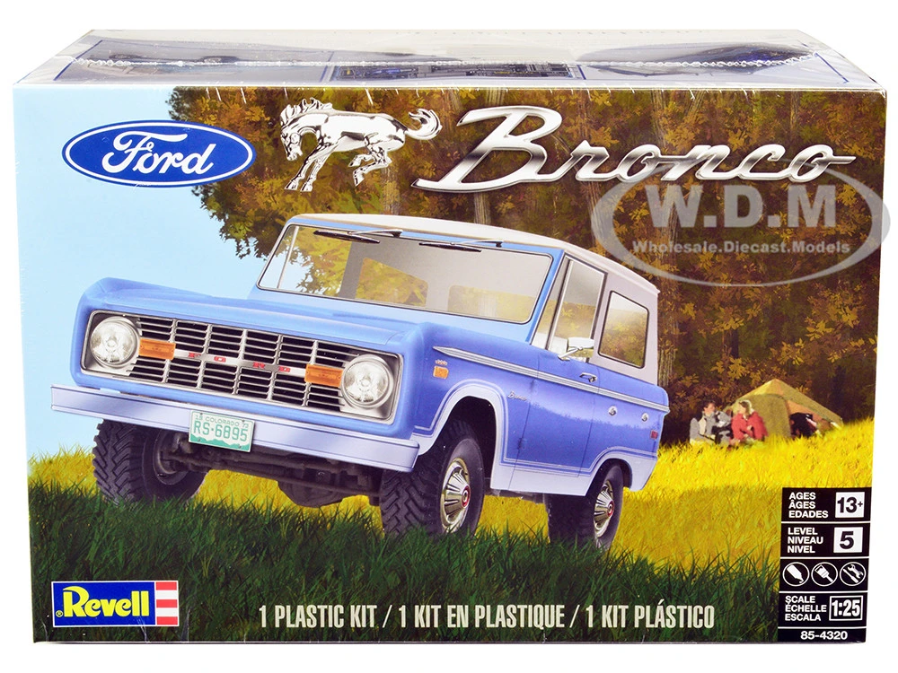 Level 5 Model Kit Ford Bronco 1/25 Scale Model By Revell