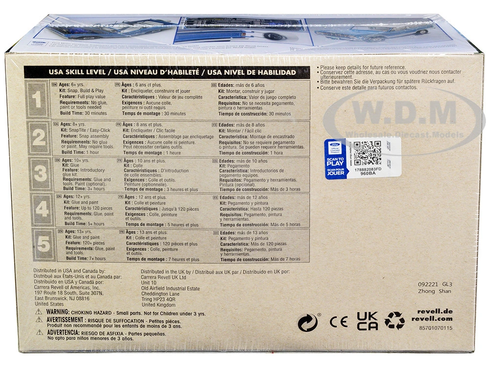 Level 5 Model Kit Ford Bronco 1/25 Scale Model By Revell - Image 4