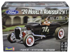 Level 5 Model Kit 1929 Ford Model A Roadster 2-in-1 Kit 1/25 Scale Model By Revell