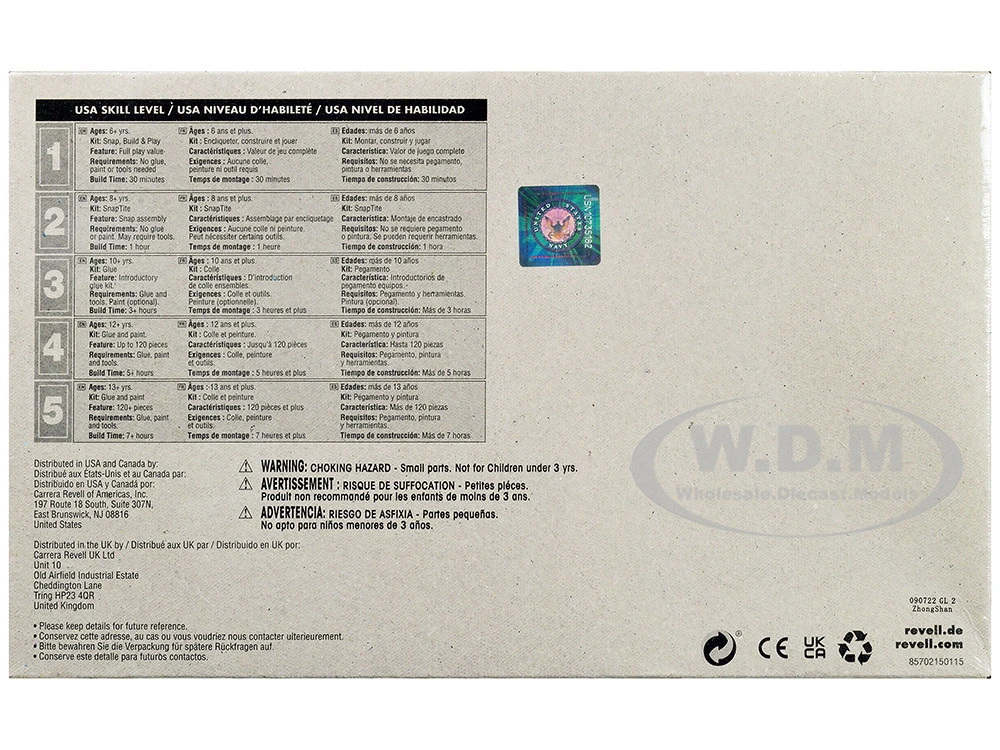 Level 4 Model Kit Douglas SBD Dauntless Bomber Aircraft 1/48 Scale Model By Revell - Image 5