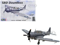 Level 4 Model Kit Douglas SBD Dauntless Bomber Aircraft 1/48 Scale Model By Revell