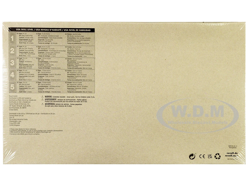 Level 4 Model Kit McDonnell Douglas F-15C Eagle Fighter Aircraft 1/48 Scale Model By Revell - Image 5