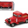 1934 Ford Pickup Truck Red 1/43 Diecast Model Car By Road Signature