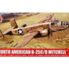 Level 3 Model Kit North American B-25C/D Mitchell Bomber Aircraft With 2 Scheme Options 1/72 Plastic Model Kit By Airfix