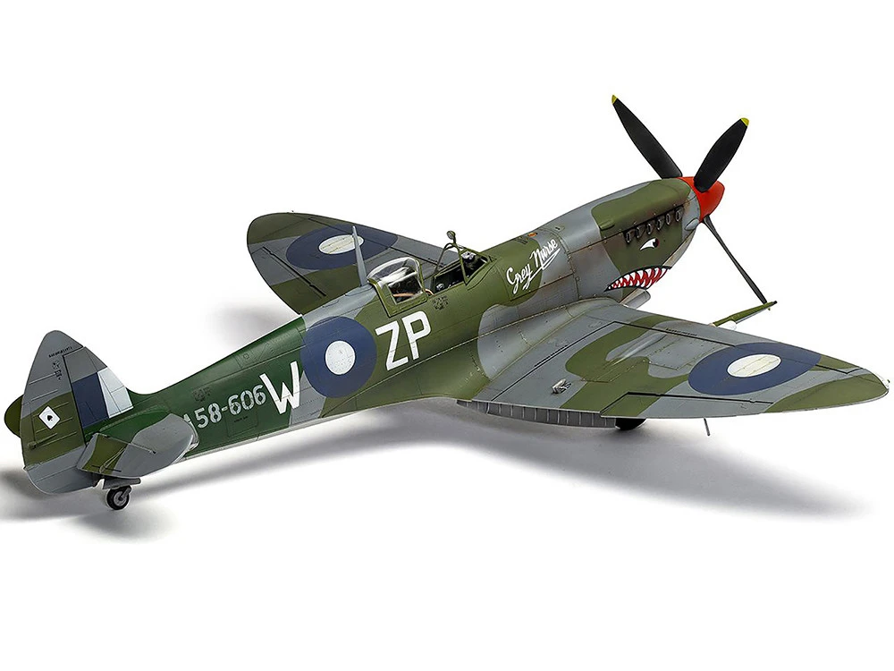 Level 4 Model Kit Supermarine Spitfire Mk.VIII Fighter Aircraft With 3 Scheme Options 1/24 Plastic Model Kit By Airfix - Image 4