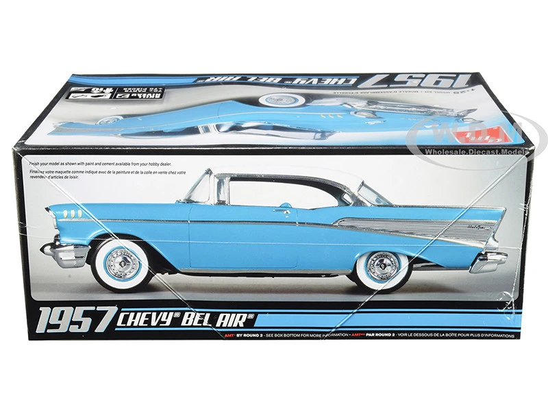 Skill 2 Model Kit 1957 Chevrolet Bel Air 1/25 Scale Model By AMT - Image 2