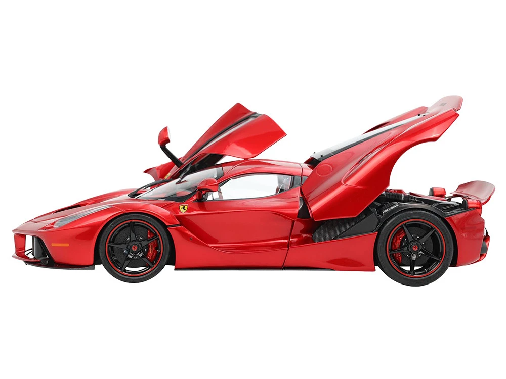 Ferrari LaFerrari Rosso Fuoco Red Metallic "One Off Special For Lewis Hamilton" With Display Case Limited Edition To 199 Pieces Worldwide 1/18 Model Car By BBR - Image 6