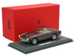 Ferrari 250 GT Lusso Brown Metallic "S/N 4891 GT Steve McQueen" With Display Case Limited Edition To 180 Pieces Worldwide 1/18 Model Car By BBR