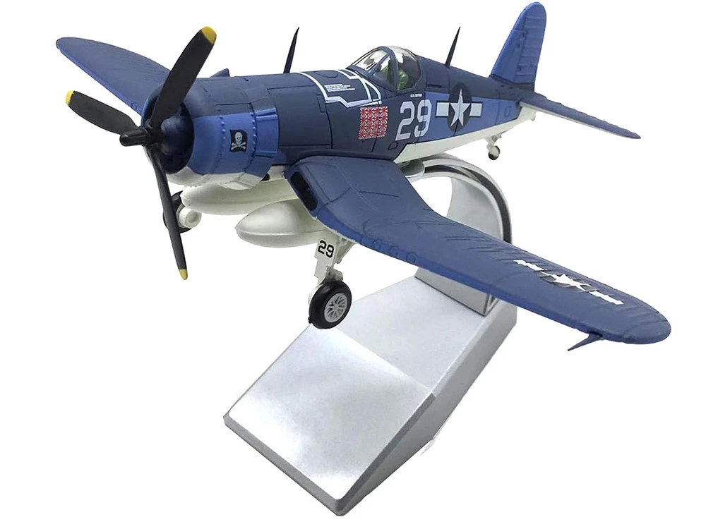 Other Vought F4U-1D Corsair Fighter Aircraft "VF-17 Jolly Rogers, 16-Victory Ace Lt. (jg) Ira Kepford" (1944) United States Navy 1/72 Diecast Model Airplane - Image 2