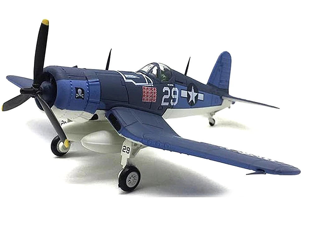 Other Vought F4U-1D Corsair Fighter Aircraft "VF-17 Jolly Rogers, 16-Victory Ace Lt. (jg) Ira Kepford" (1944) United States Navy 1/72 Diecast Model Airplane - Image 5