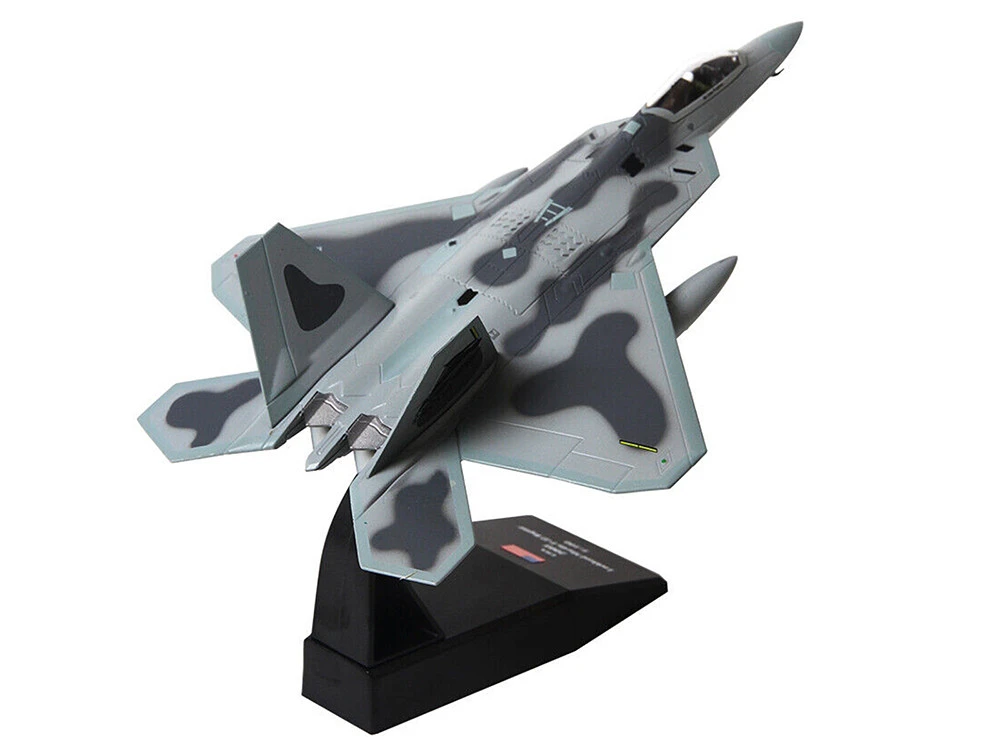 Other Lockheed Martin F-22A Raptor Stealth Aircraft "27th Figher Squadron, 1st Operations Group, Langley AFB" (2005) United States Air Force 1/100 Diecast Model Airplane - Image 4