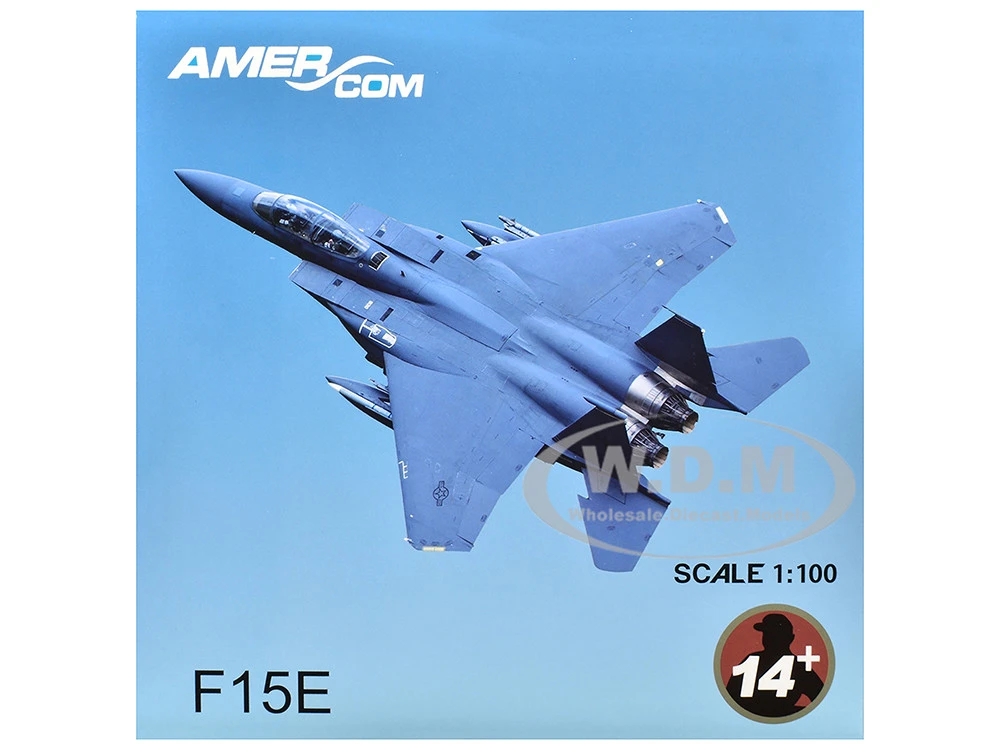 Other McDonnell Douglas F-15E Strike Eagle Aircraft "492nd Fighter Squadron, 48th Fighter Wing, RAF Lakenheath, England" (2020) United States Air Force Europe 1/100 Diecast Model Airplane - Image 7