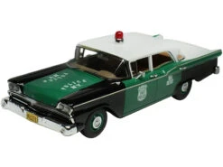 1959 Ford Fairlane Green With White TopNew York Police Department Tactical Patrol Force Limited Edition 1/43 Model Car By Goldvarg Collection