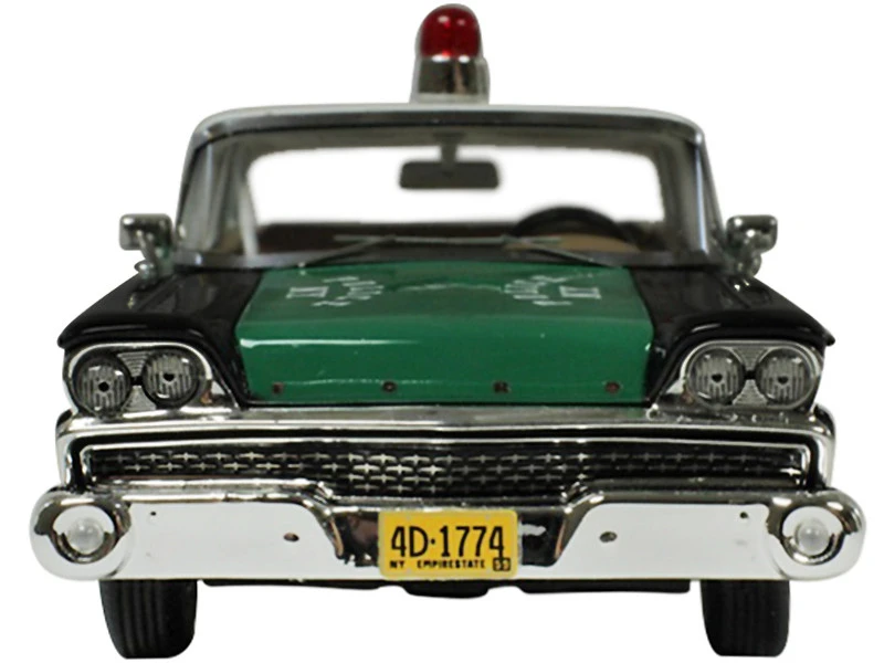1959 Ford Fairlane Green With White TopNew York Police Department Tactical Patrol Force Limited Edition 1/43 Model Car By Goldvarg Collection - Image 5