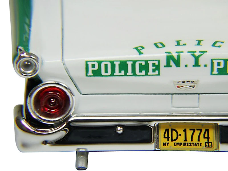 1959 Ford Fairlane Green With White TopNew York Police Department Tactical Patrol Force Limited Edition 1/43 Model Car By Goldvarg Collection - Image 4