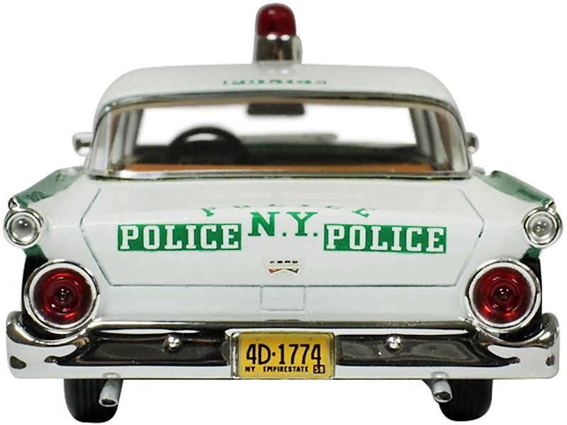 1959 Ford Fairlane Green With White TopNew York Police Department Tactical Patrol Force Limited Edition 1/43 Model Car By Goldvarg Collection - Image 6