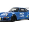 RWB Bodykit "OSHO Arrow" Blue 1/18 Model Car By GT Spirit