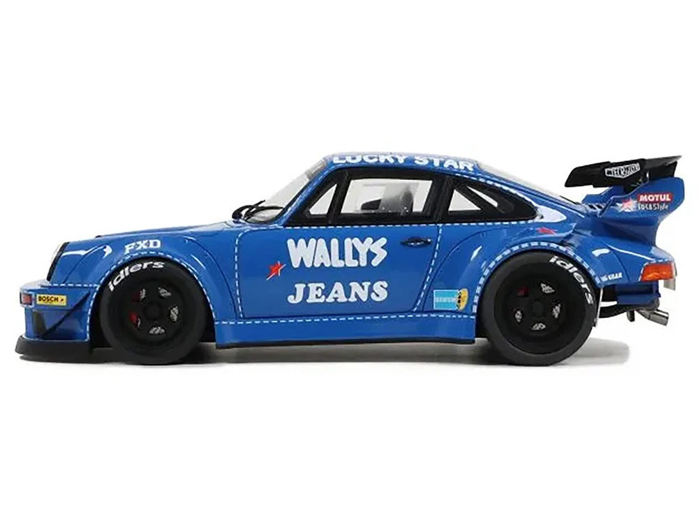 RWB Bodykit "OSHO Arrow" Blue 1/18 Model Car By GT Spirit - Image 4
