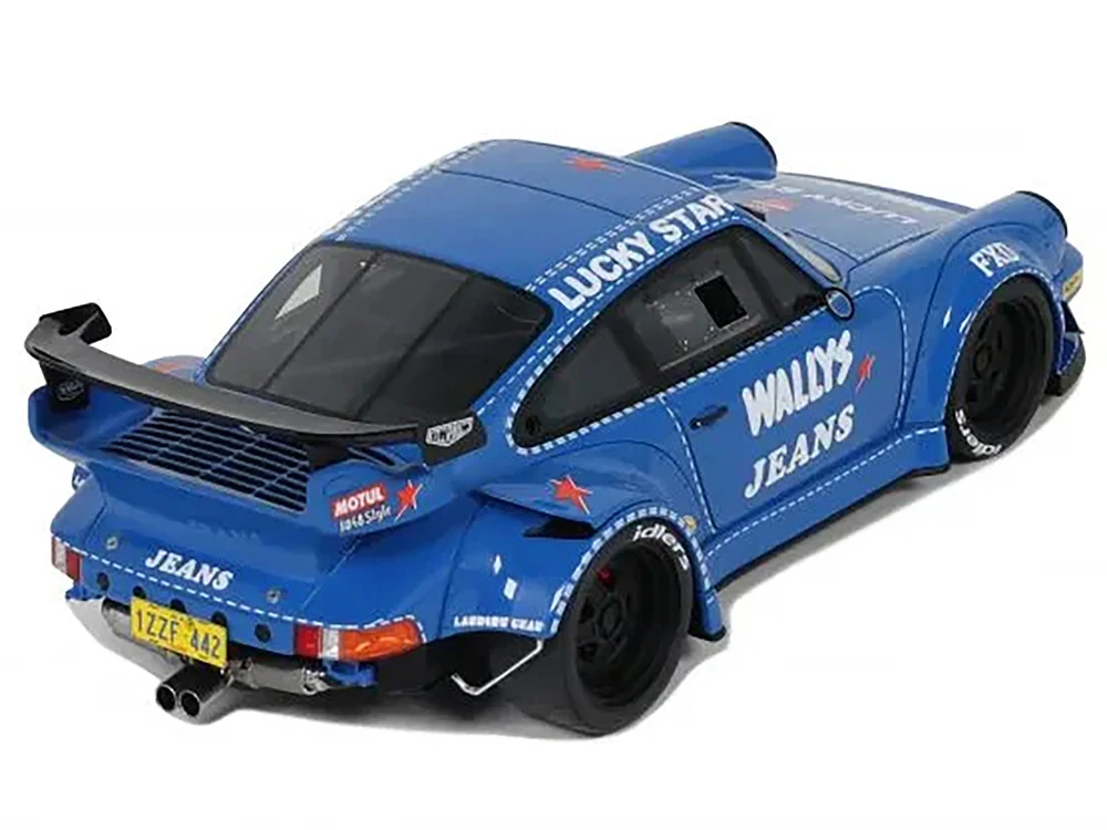 RWB Bodykit "OSHO Arrow" Blue 1/18 Model Car By GT Spirit - Image 7