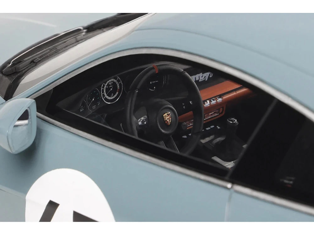 2024 Porsche 911 S/T #63 Shore Blue Metallic 1/18 Model Car By GT Spirit - Image 2
