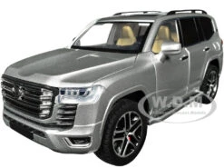 Other Toyota Land Cruiser Silver Metallic With Sun Roof 1/24 Diecast Model Car