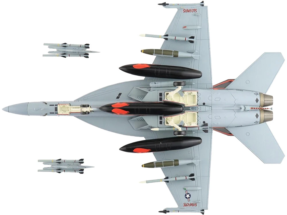 Boeing F/A-18F Super Hornet Fighter Aircraft "VFA-94 'Mighty Strikes', USS Nimitz" (2021) United States Navy "Air Power Series" 1/72 Diecast Model By Hobby Master - Image 5