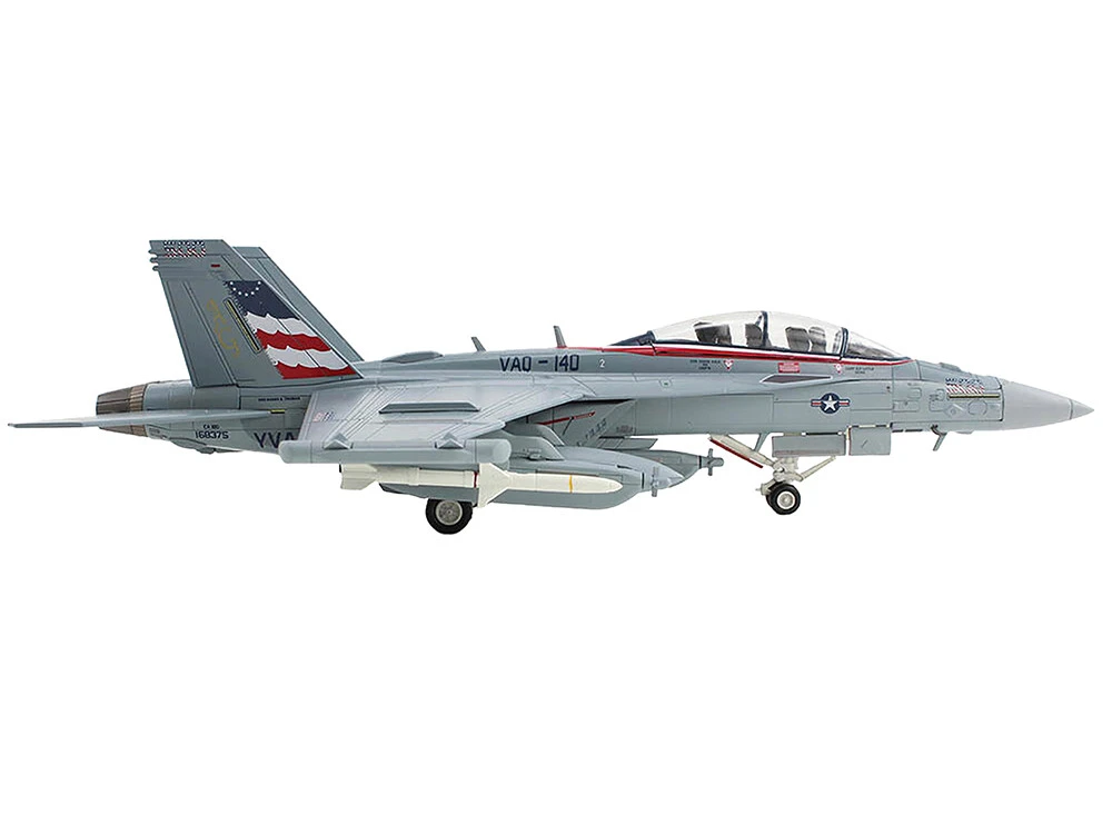 Boeing EA-18G Growler Aircraft "VAQ-140 Patriots, USS Harry S. Truman" (2015) United States Navy "Air Power Series" 1/72 Diecast Model By Hobby Master - Image 2