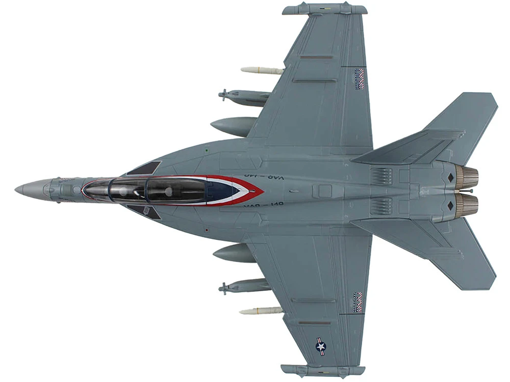 Boeing EA-18G Growler Aircraft "VAQ-140 Patriots, USS Harry S. Truman" (2015) United States Navy "Air Power Series" 1/72 Diecast Model By Hobby Master - Image 3