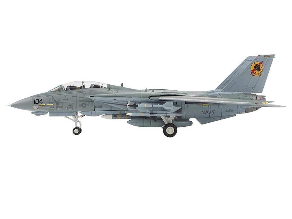 Grumman F-14A Tomcat Fighter Aircraft "Fist Of The Fleet" United States Navy "Air Power Series" 1/72 Diecast Model By Hobby Master - Image 2